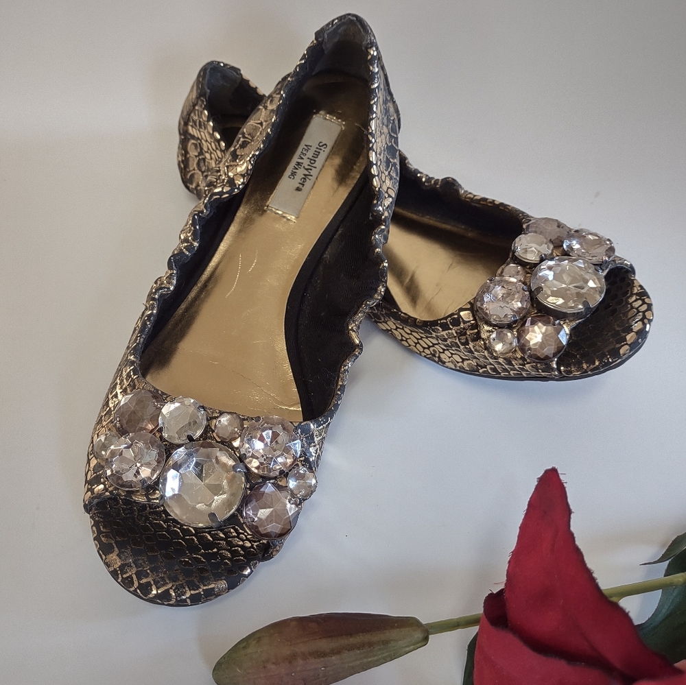 Simple Vera Vera Wang Snake Print Open Front Wome… - image 6